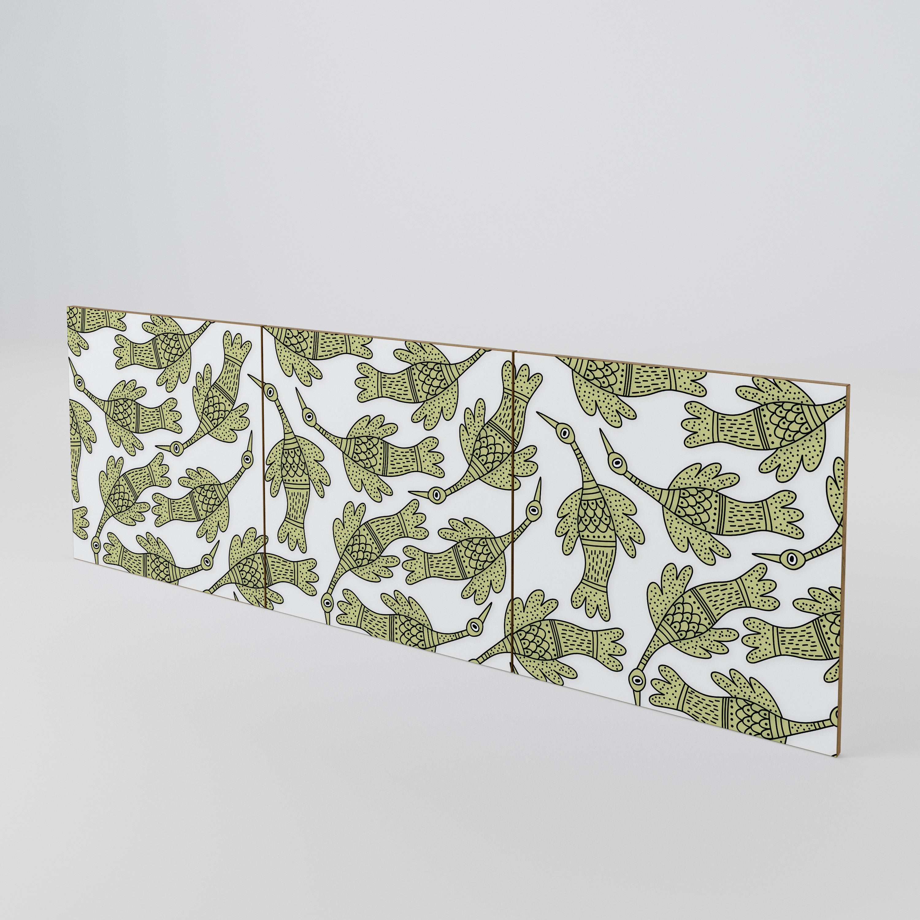 SEEDLING SONGBIRD Conjunto de 3 Portas para Aparador