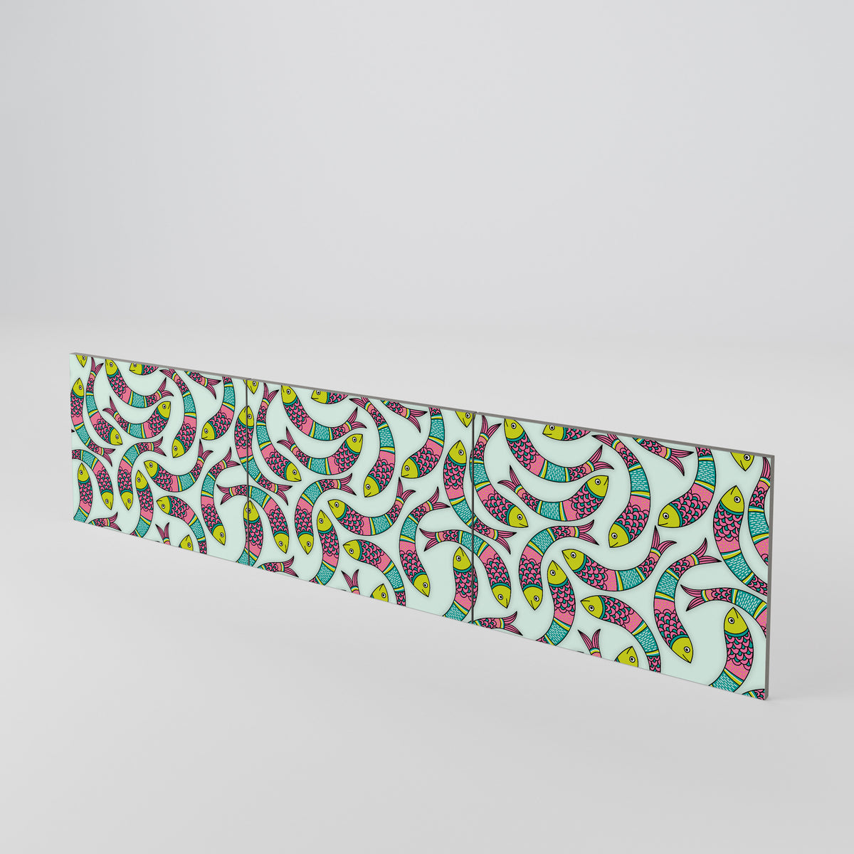 INDIAN FISH 3-Piece TV Cabinet Door Set
