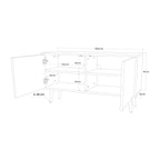 PALM SPRING Compact 2-Door TV Cabinet