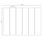 WHISPERS OF WILD HERBS Decorative 6-Panel Room Divider